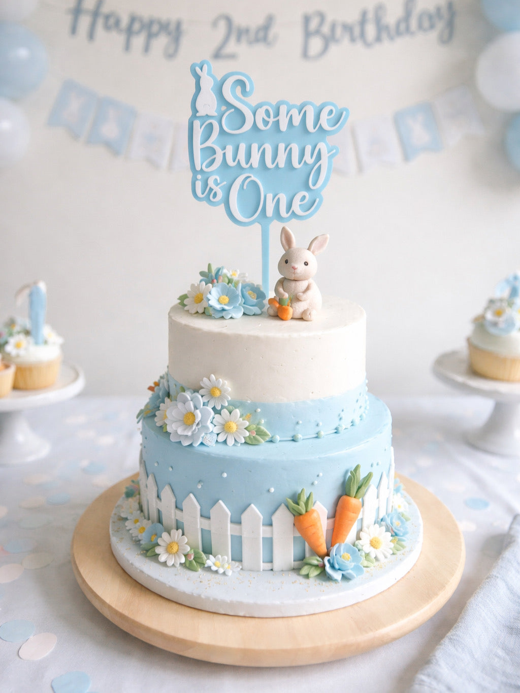 Some Bunny is Cake Topper – Personalized Bunny Birthday