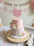 Some Bunny is Cake Topper – Personalized Bunny Birthday