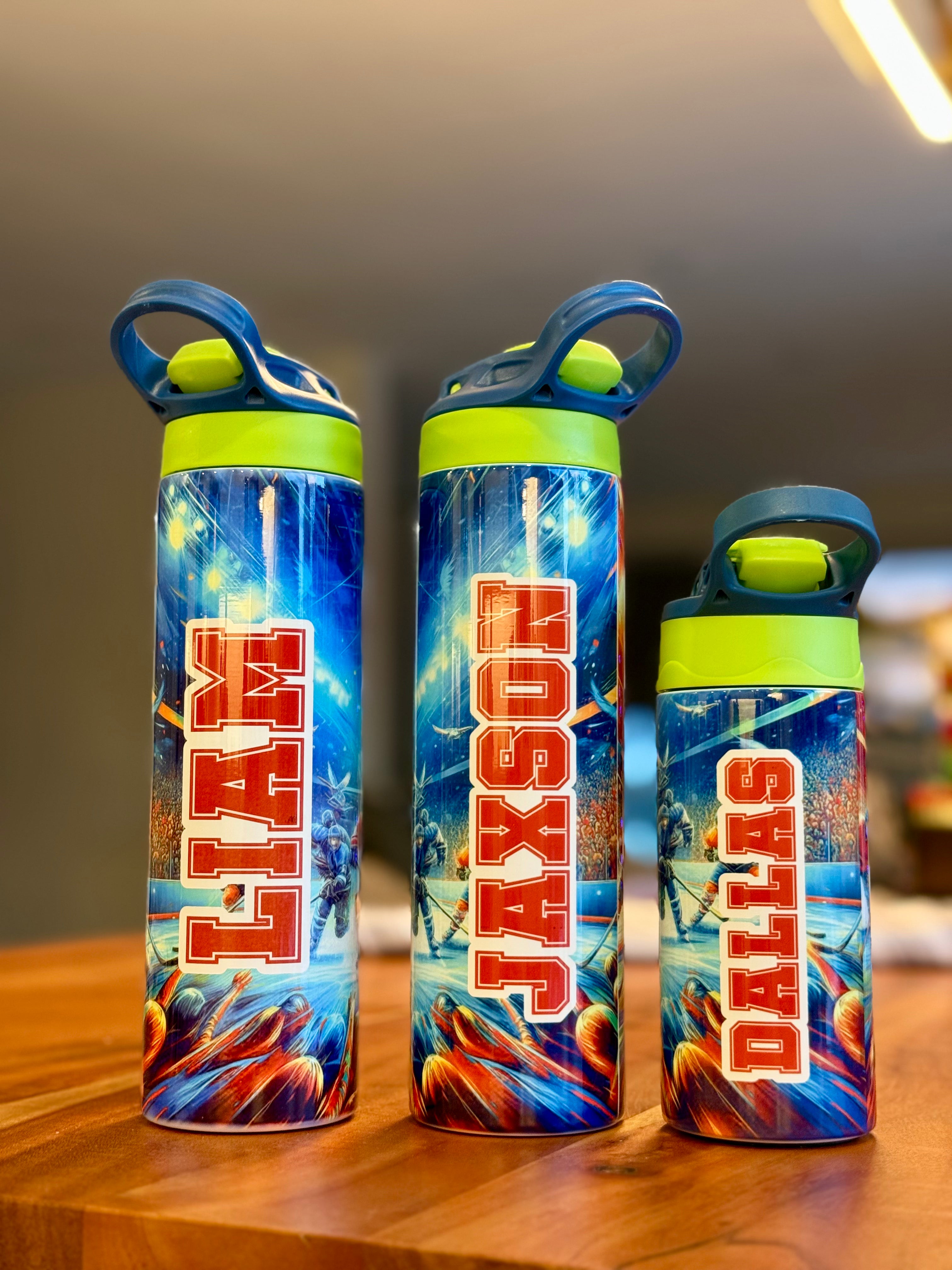 Personalized Kids Water Bottle | 12oz or 20oz Stainless Steel