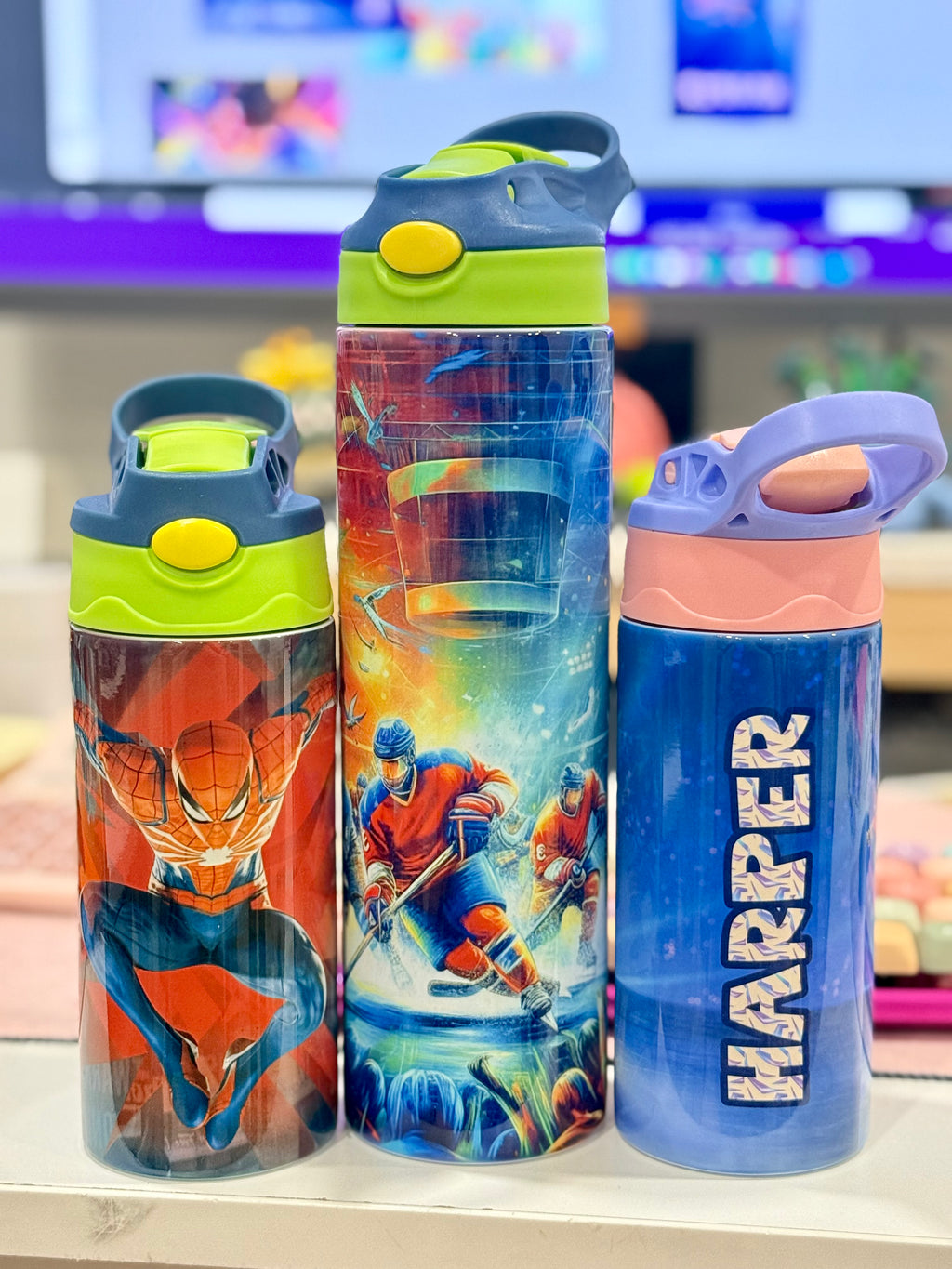Personalized Kids Water Bottle | 12oz or 20oz Stainless Steel