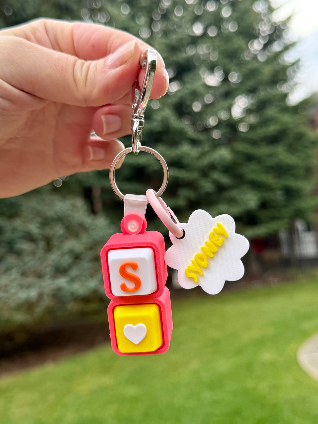 Custom Clicker Keychain | Personalized Fidget Toy