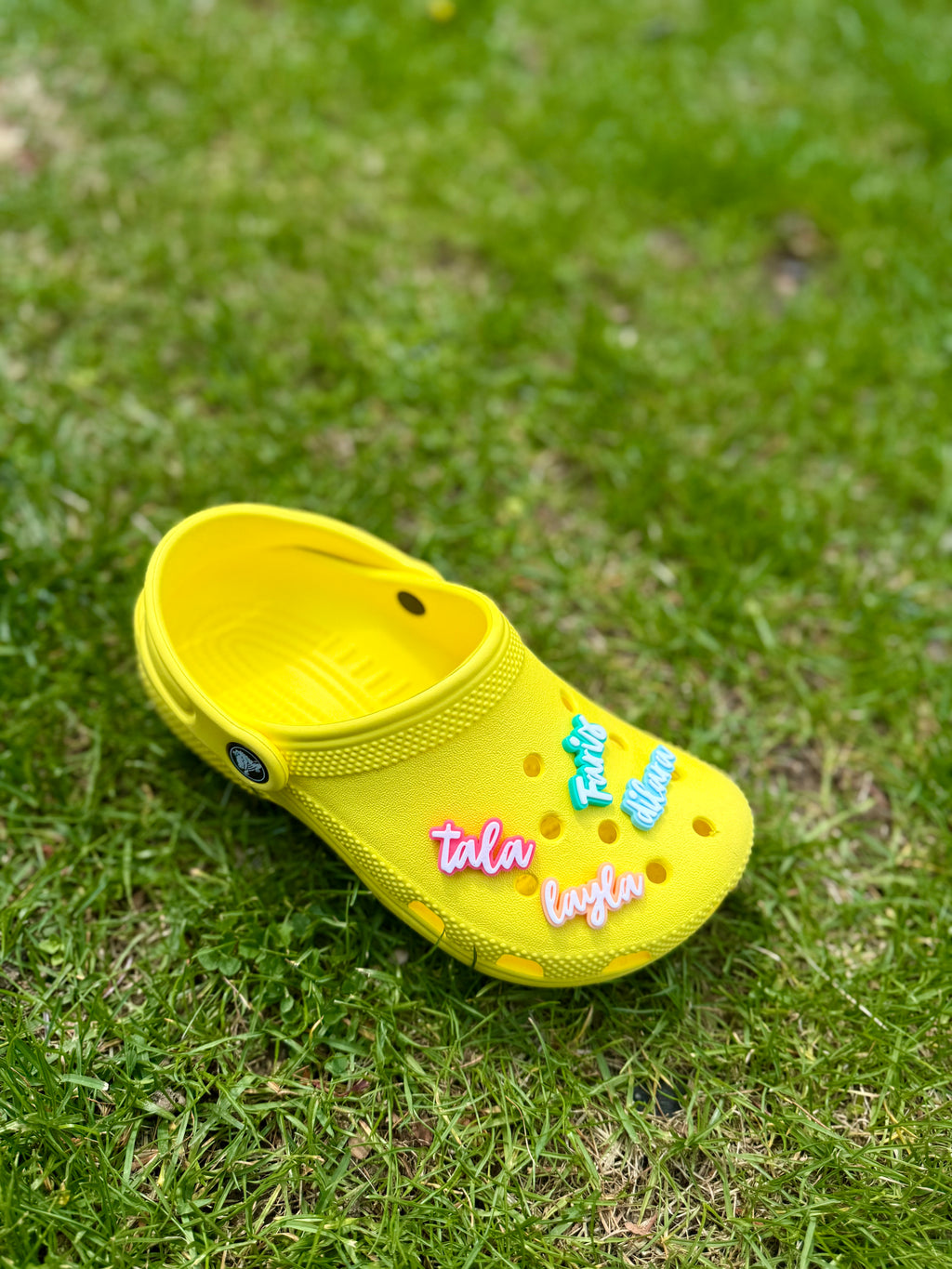 Custom Name Clog Charms | Personalized 3D Printed Shoe Charms (Set of 2)