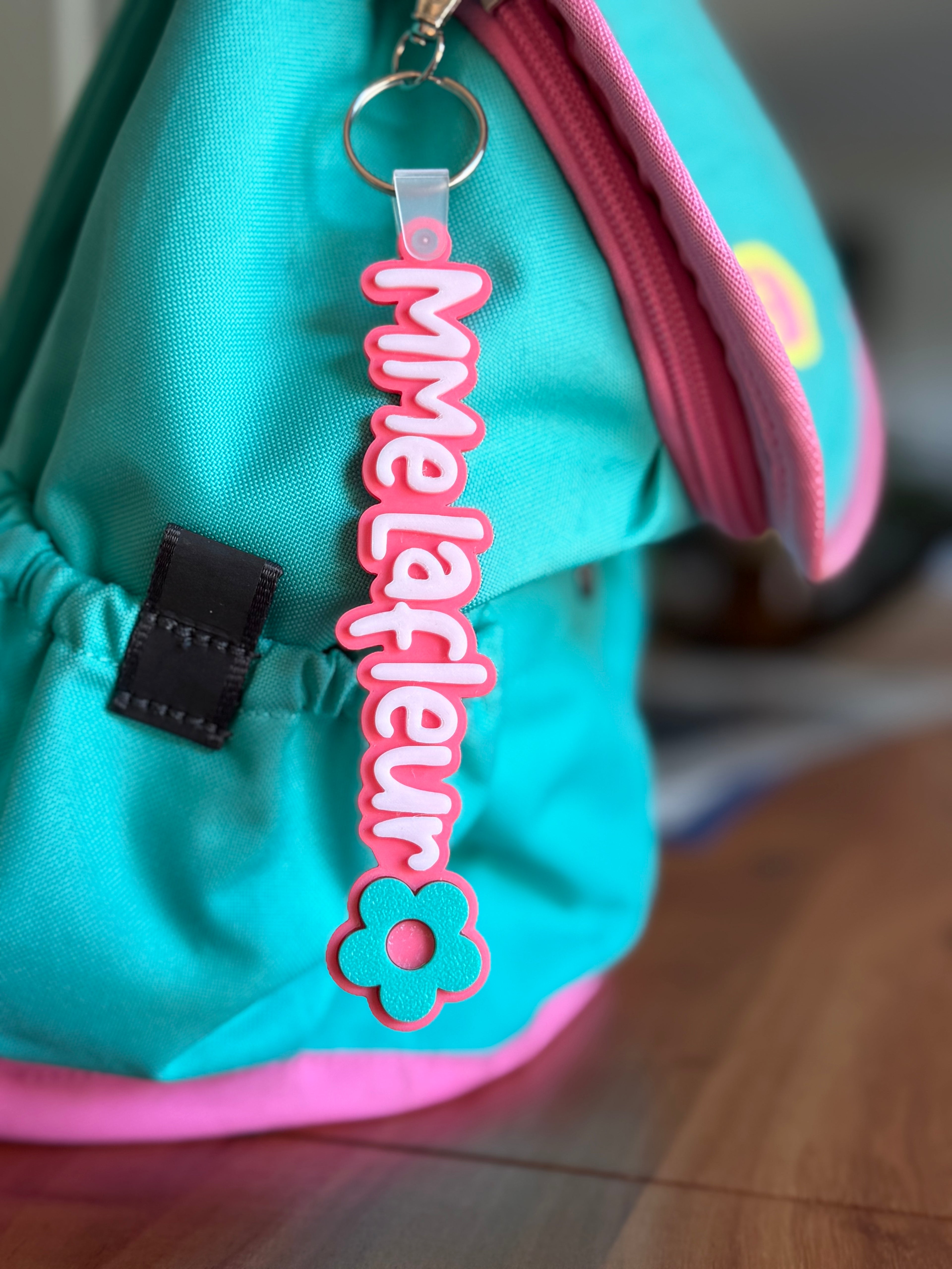 Personalized 3D Printed Name Keychain