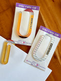Custom Giant Acrylic Paper Clip | Personalized Jumbo Bookmark & Planner Accessory