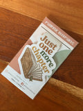 Just One More Chapter Magnetic Bookmark - Funny Gift for Book Lovers