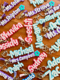 Personalized 3D Printed Name Keychain