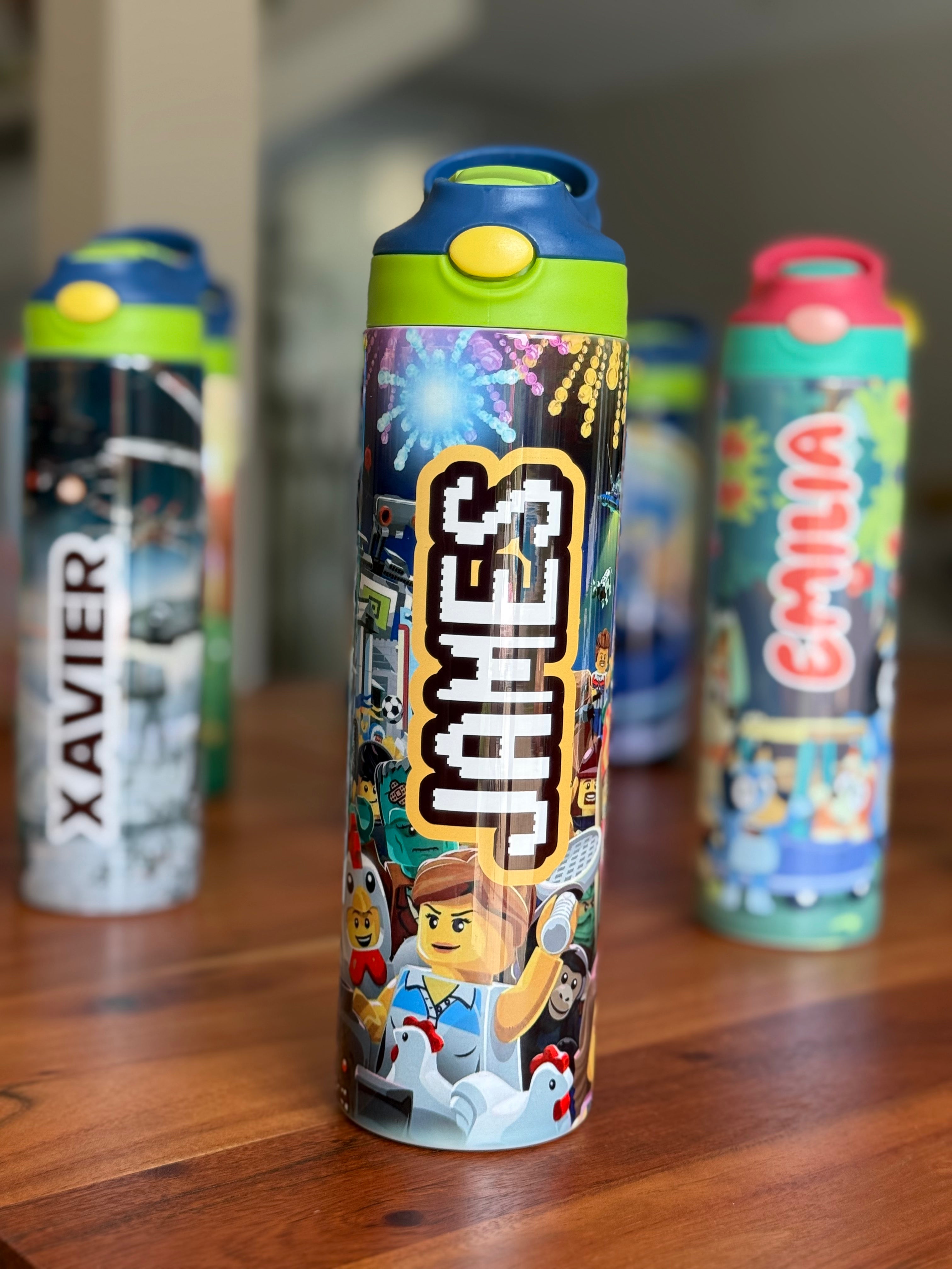 Personalized Kids Water Bottle | 12oz or 20oz Stainless Steel