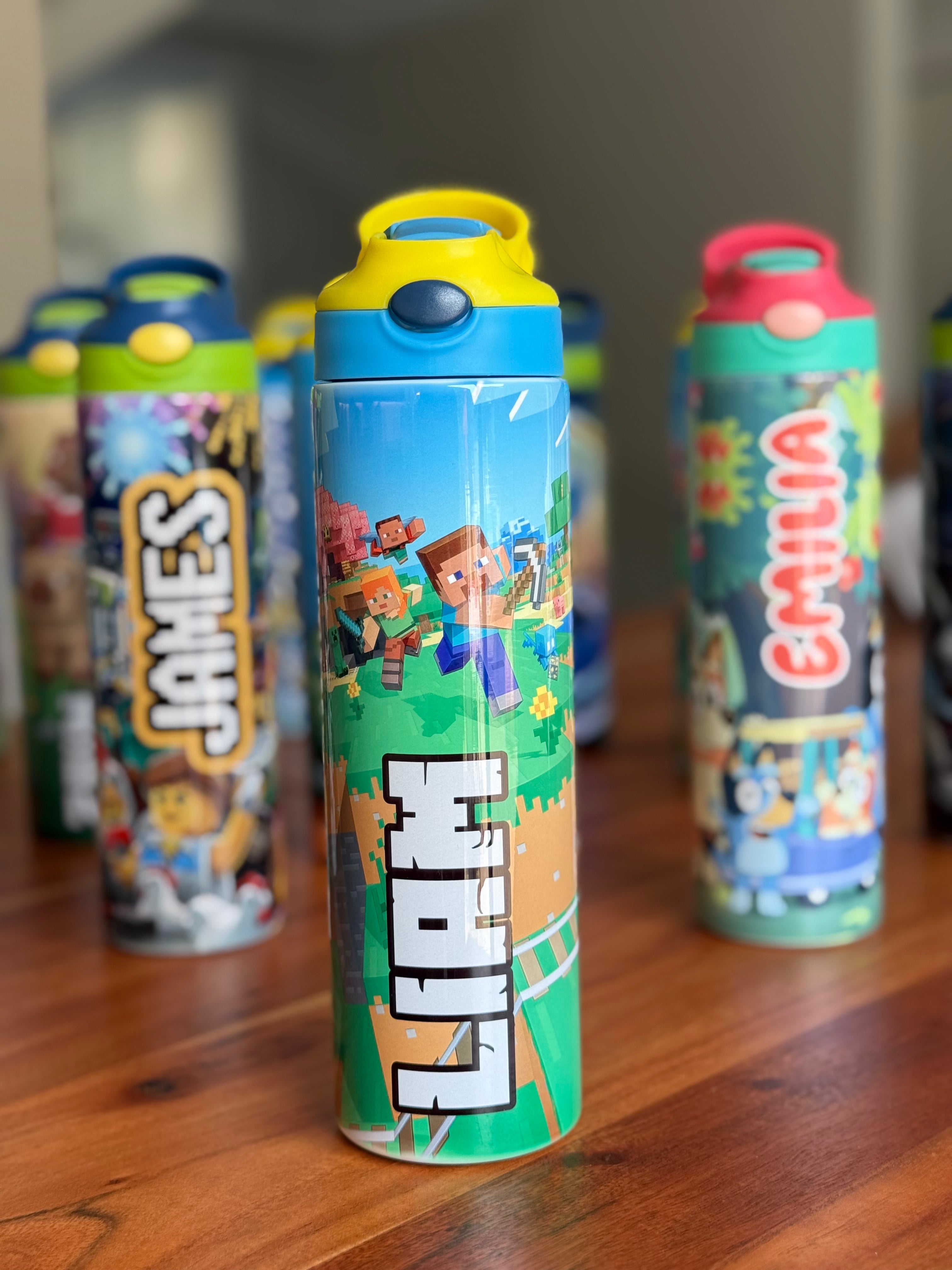 Personalized Kids Water Bottle | 12oz or 20oz Stainless Steel