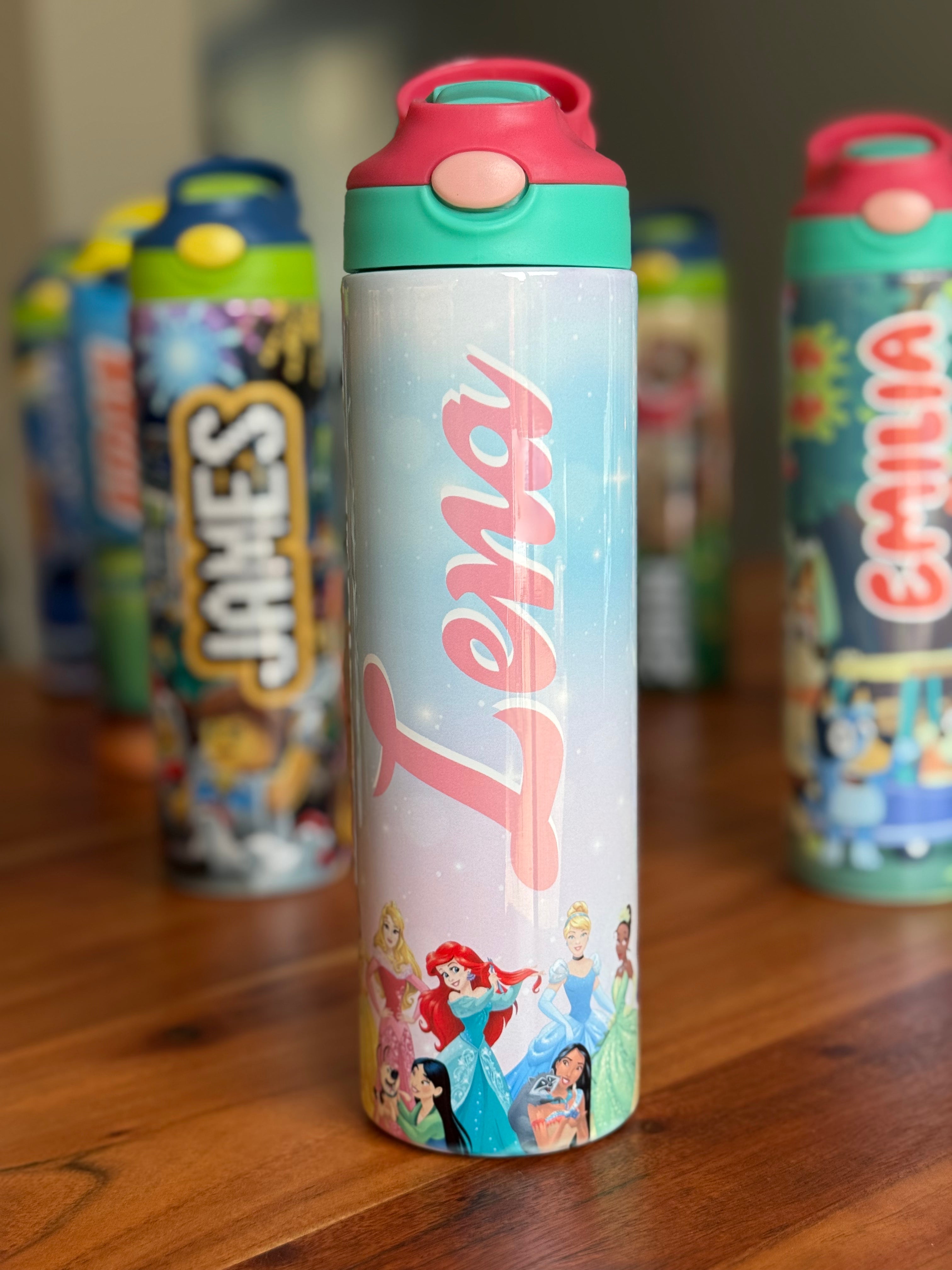 Personalized Kids Water Bottle | 12oz or 20oz Stainless Steel