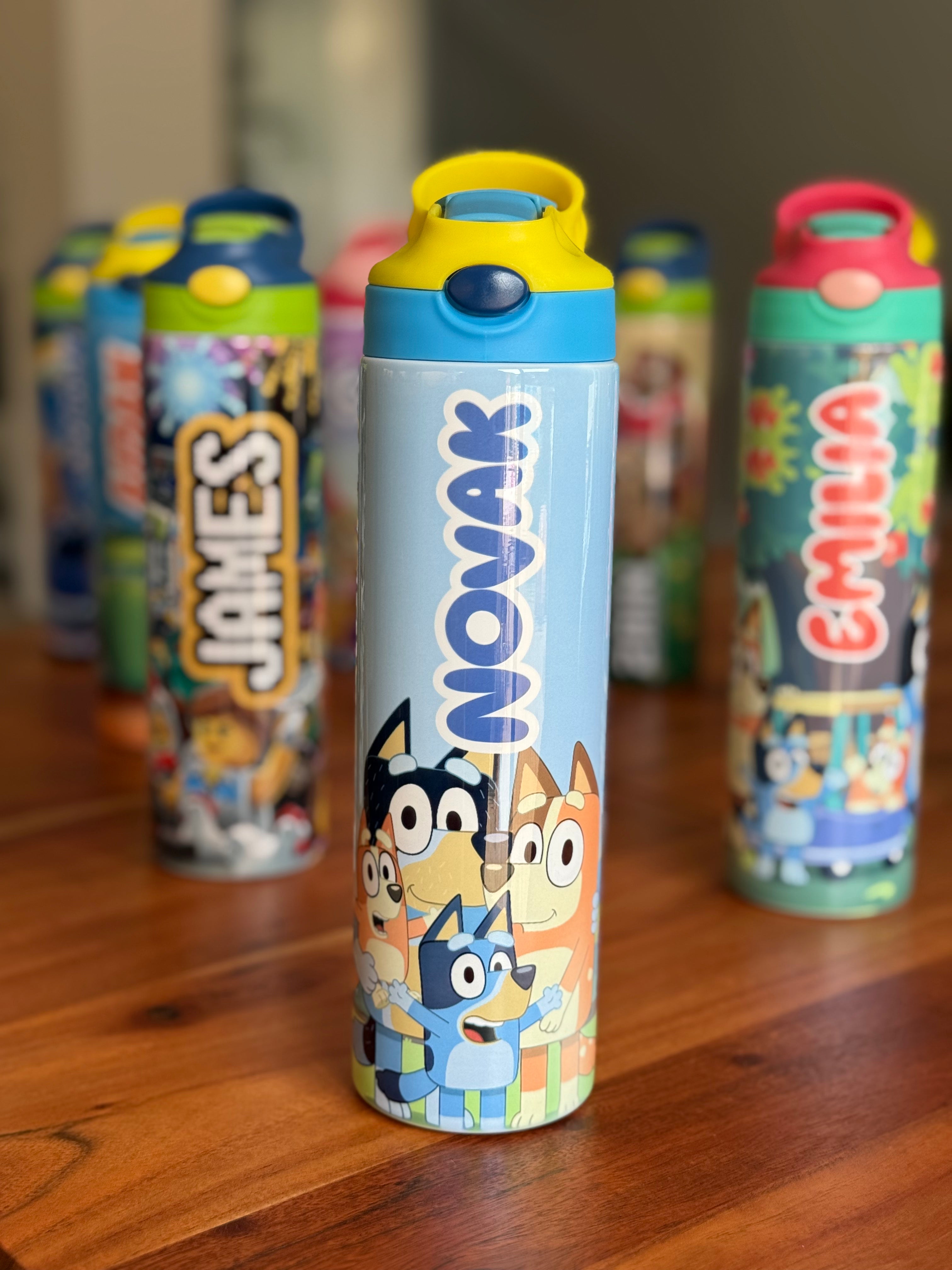 Personalized Kids Water Bottle | 12oz or 20oz Stainless Steel