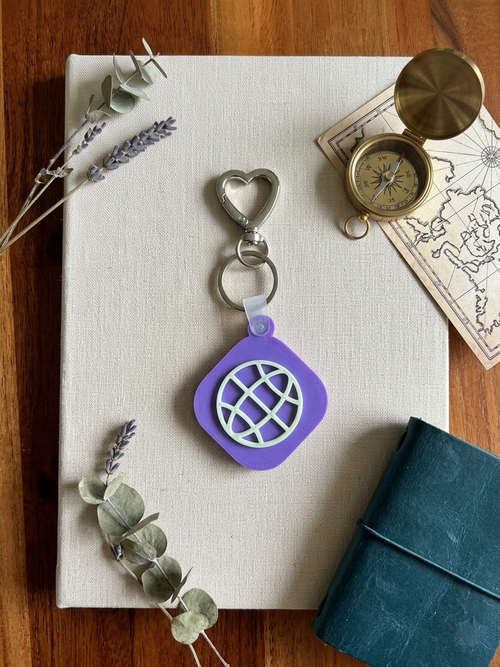 Custom 3D Printed NFC Keychain – Personalized Digital Business Card & Social Media Link – Instagram, Website, & More