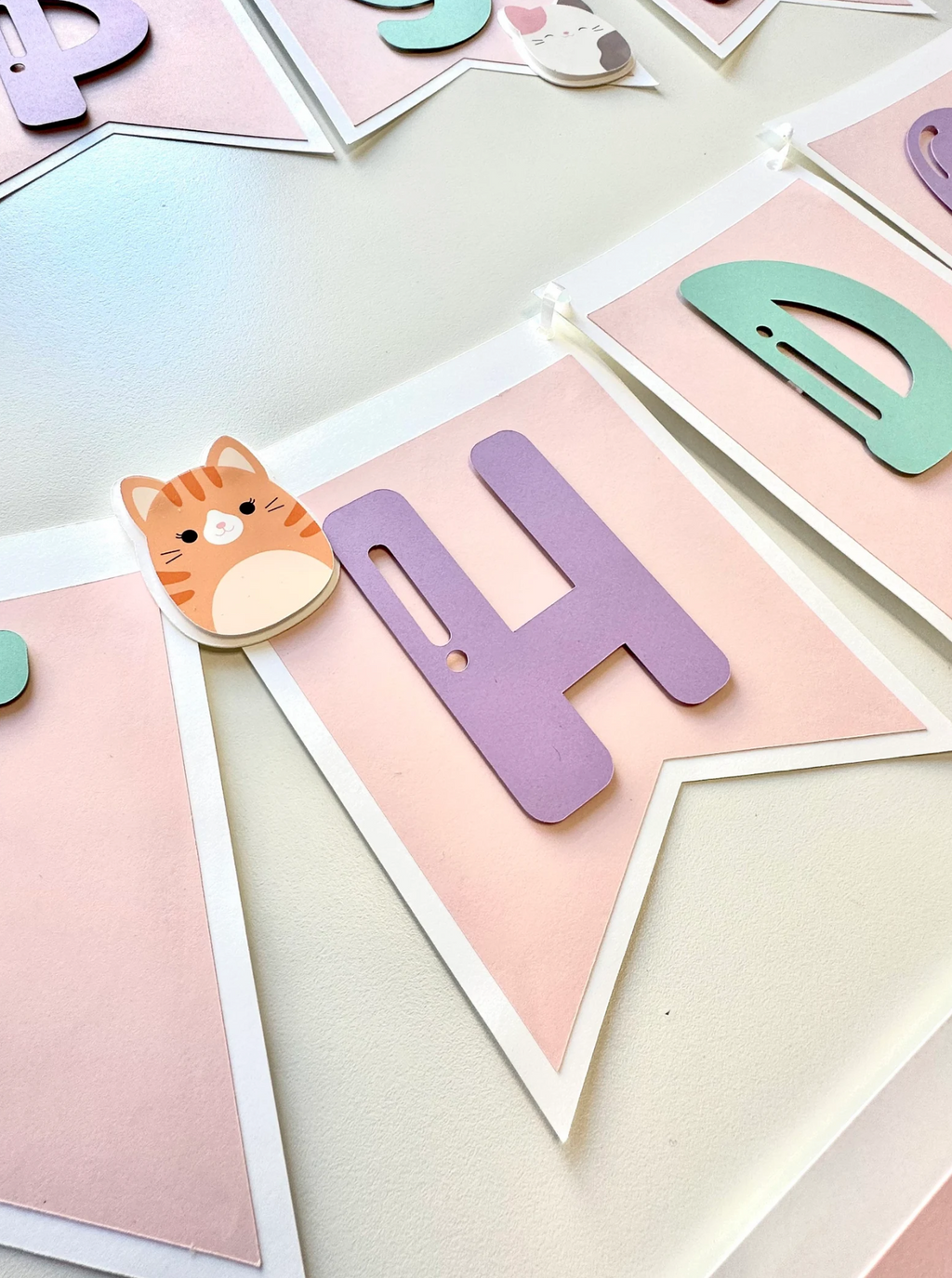 Cute Mallow Theme Party Pack - Custom Cake Topper & Birthday Decor Bundle