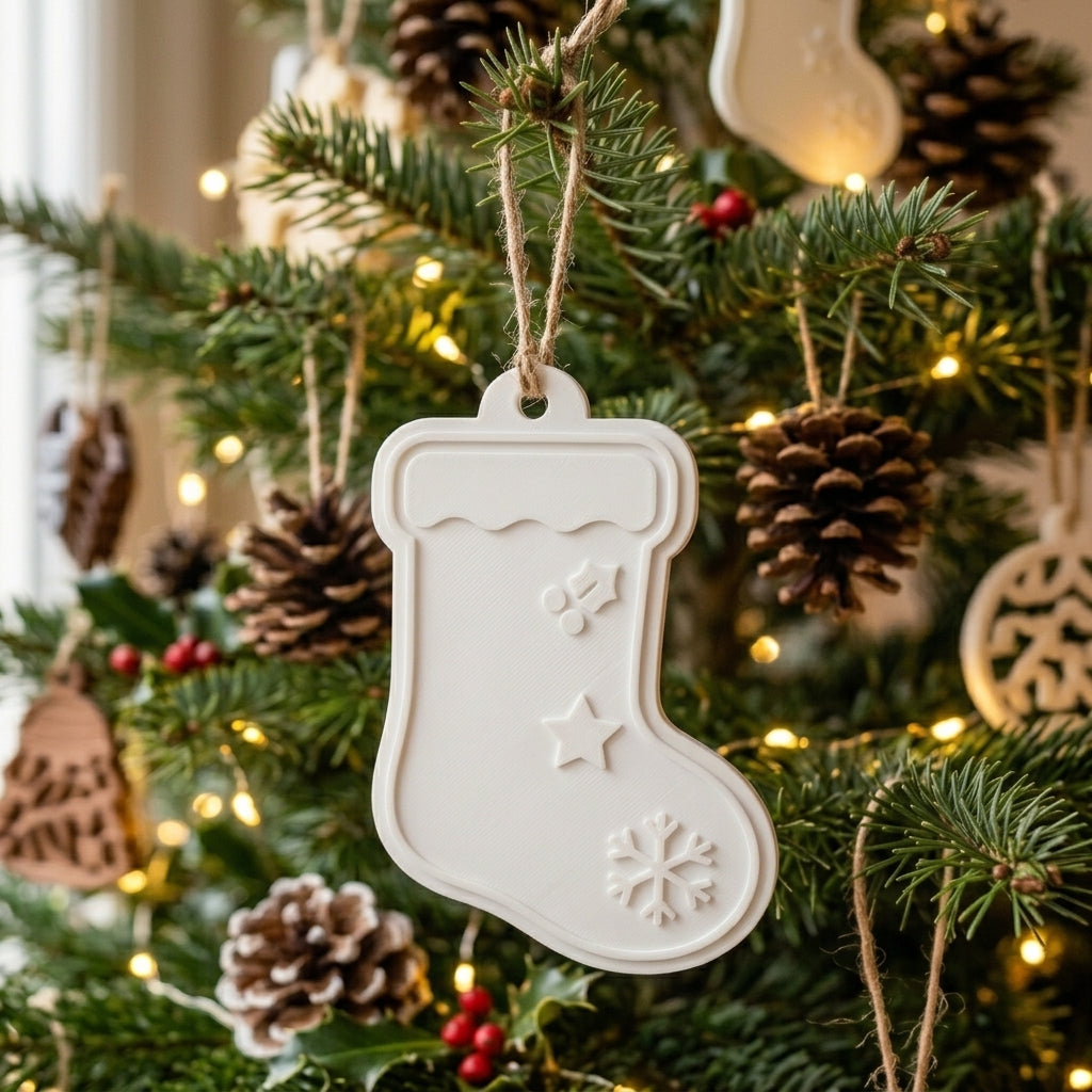 DIY 3D Printed Christmas Ornament Paint Kit – Choose Your 3-Piece Holiday Craft Set (Personalized & Non-Personalized Options)