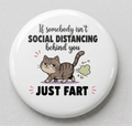 Funny Sarcastic Button Pins | 3-Inch Cute Animal Quote Badges
