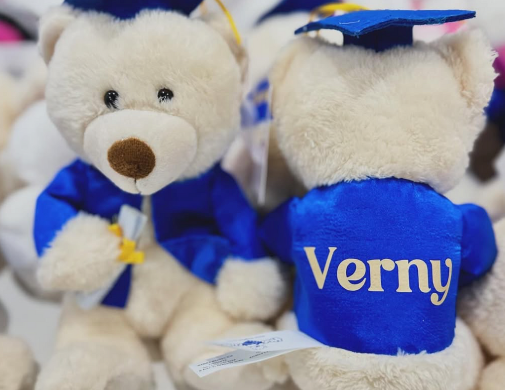 Personalized Graduation Bear 7.5" | Custom Class of 2026 Grad Plush Gift