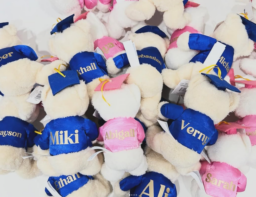 Personalized Graduation Bear 7.5" | Custom Class of 2026 Grad Plush Gift