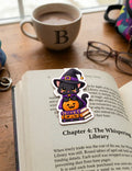 Halloween Magnetic Bookmark for Kids | Cute Spooky Halloween Bookmark | Reading Gift
