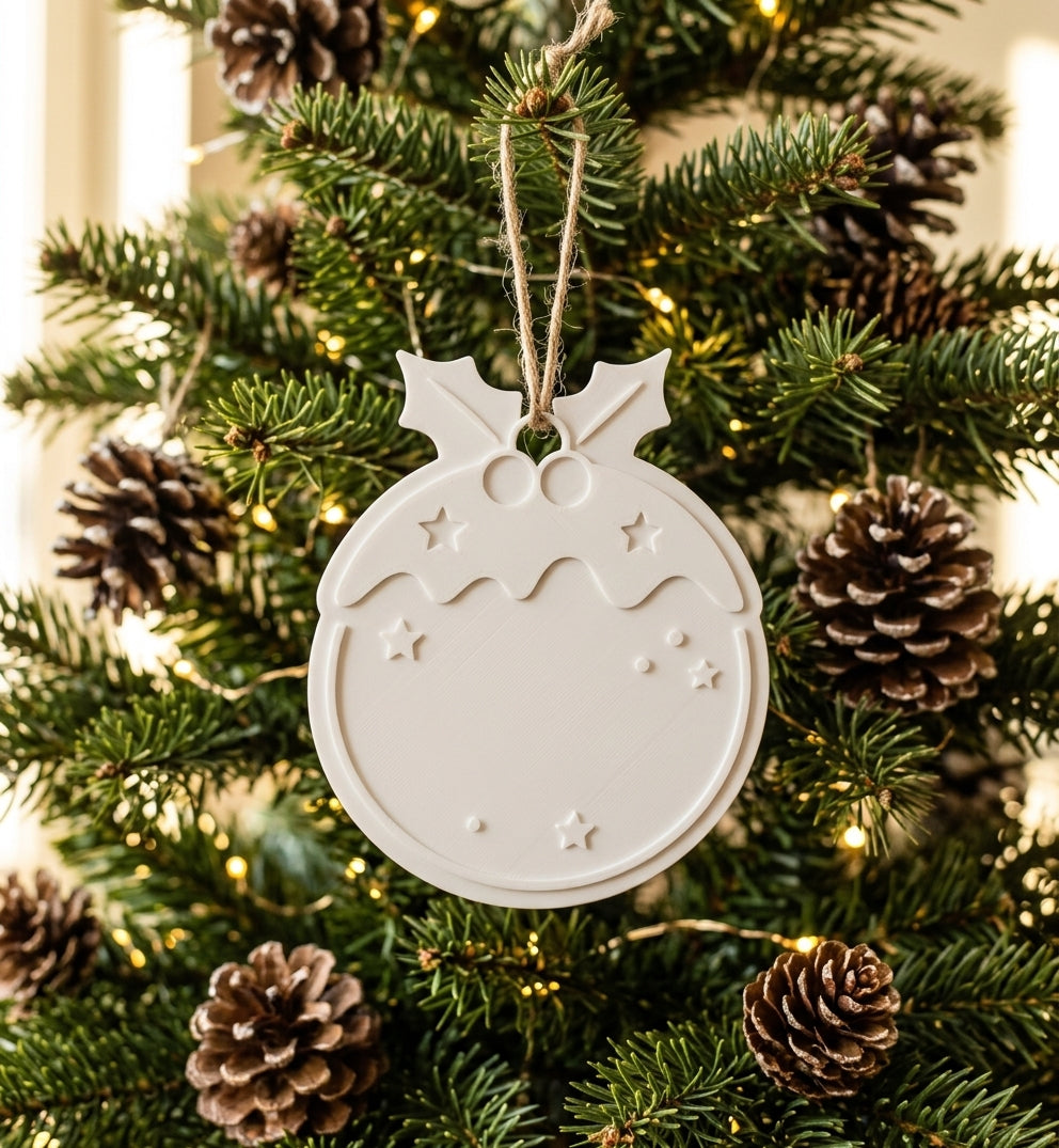 DIY 3D Printed Christmas Ornament Paint Kit – Choose Your 3-Piece Holiday Craft Set (Personalized & Non-Personalized Options)