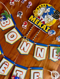 Personalized Speed Runner Party Set | Custom Video Game Cake Topper