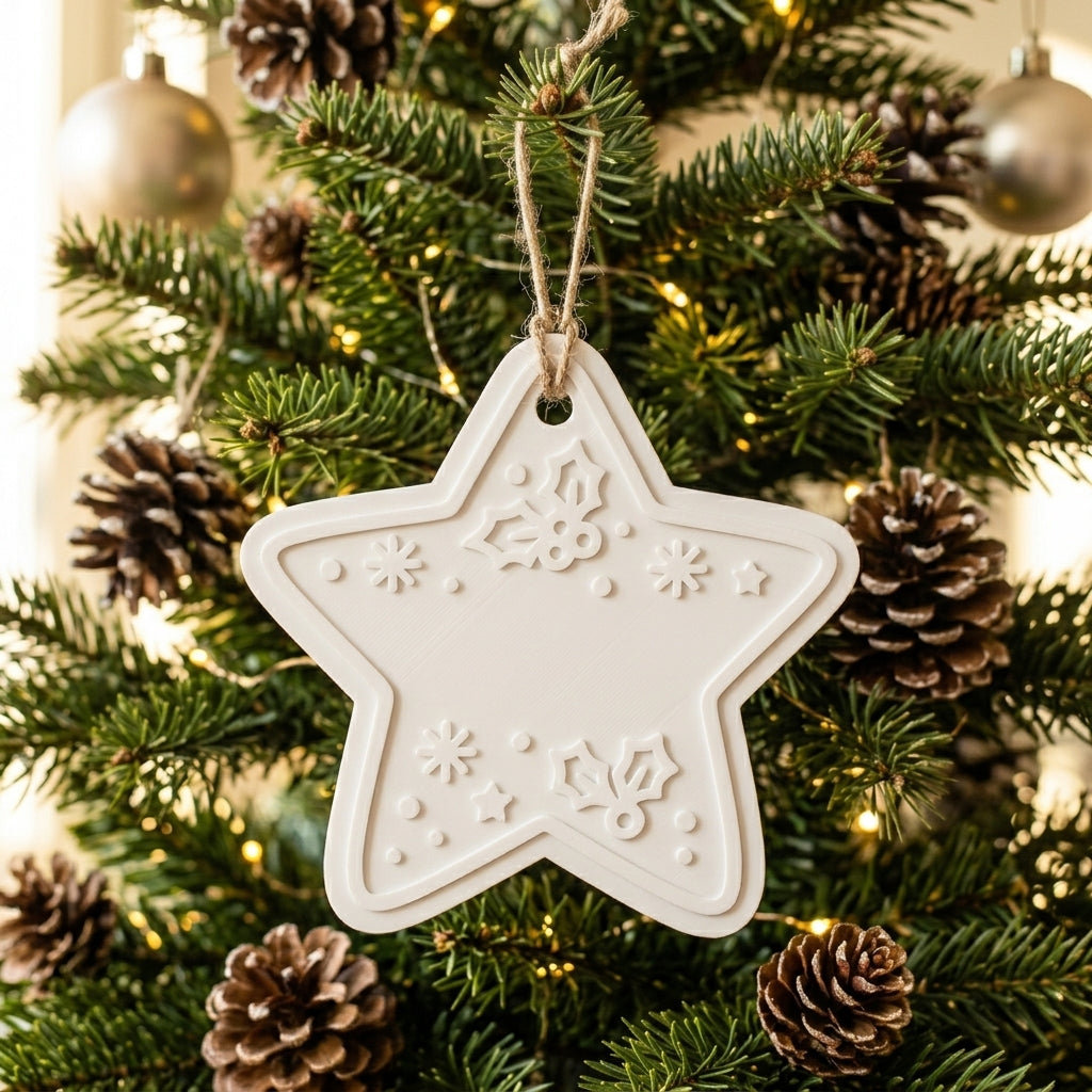DIY 3D Printed Christmas Ornament Paint Kit – Choose Your 3-Piece Holiday Craft Set (Personalized & Non-Personalized Options)